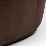 Julius Swivel Chair - Cocoa