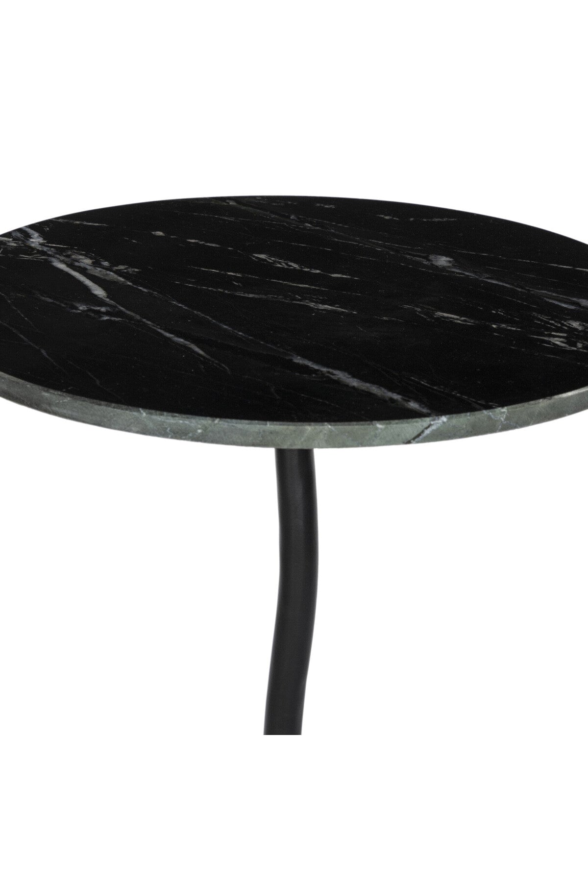 Thatcher Marble End Table - Black