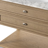 Toulouse Single Vanity - Oak
