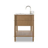 Toulouse Single Vanity - Oak