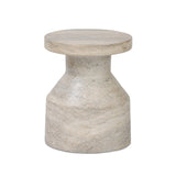 Odeon End Table - Sandy Grey