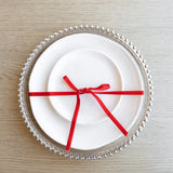 Velvet Ribbon - 20 Yards - Red