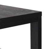Millie Dining Table - Drifted Matte Black - 2 Sizes