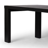 Millie Dining Table - Drifted Matte Black - 2 Sizes