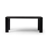 Millie Dining Table - Drifted Matte Black - 2 Sizes