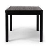 Millie Dining Table - Drifted Matte Black - 2 Sizes
