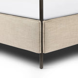 Leigh Canopy Bed - Ecru