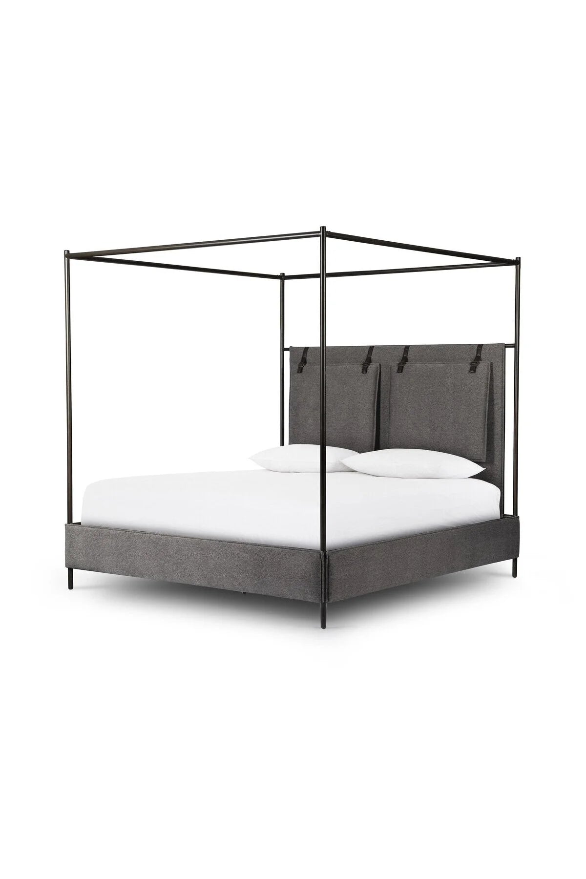 Leigh Canopy Bed - Ash