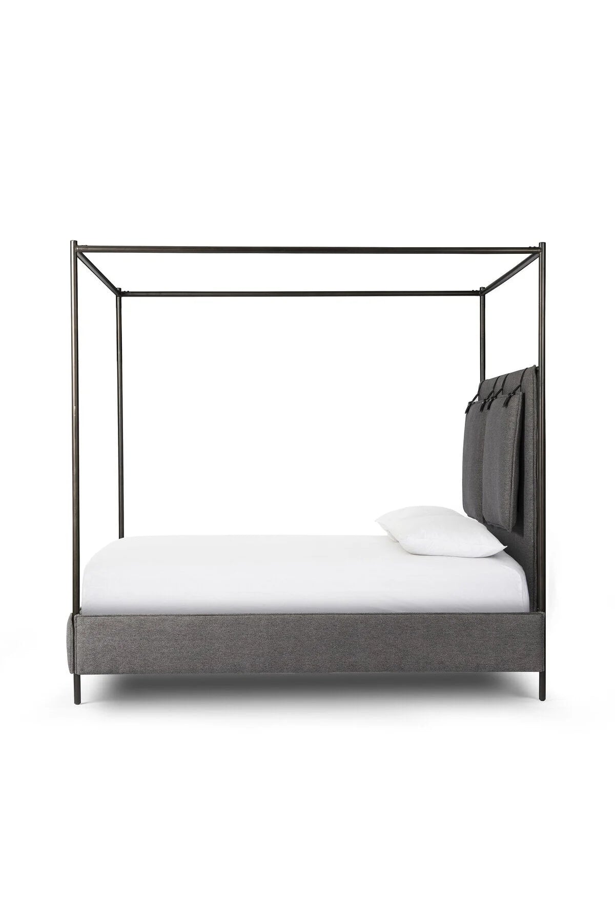 Leigh Canopy Bed - Ash