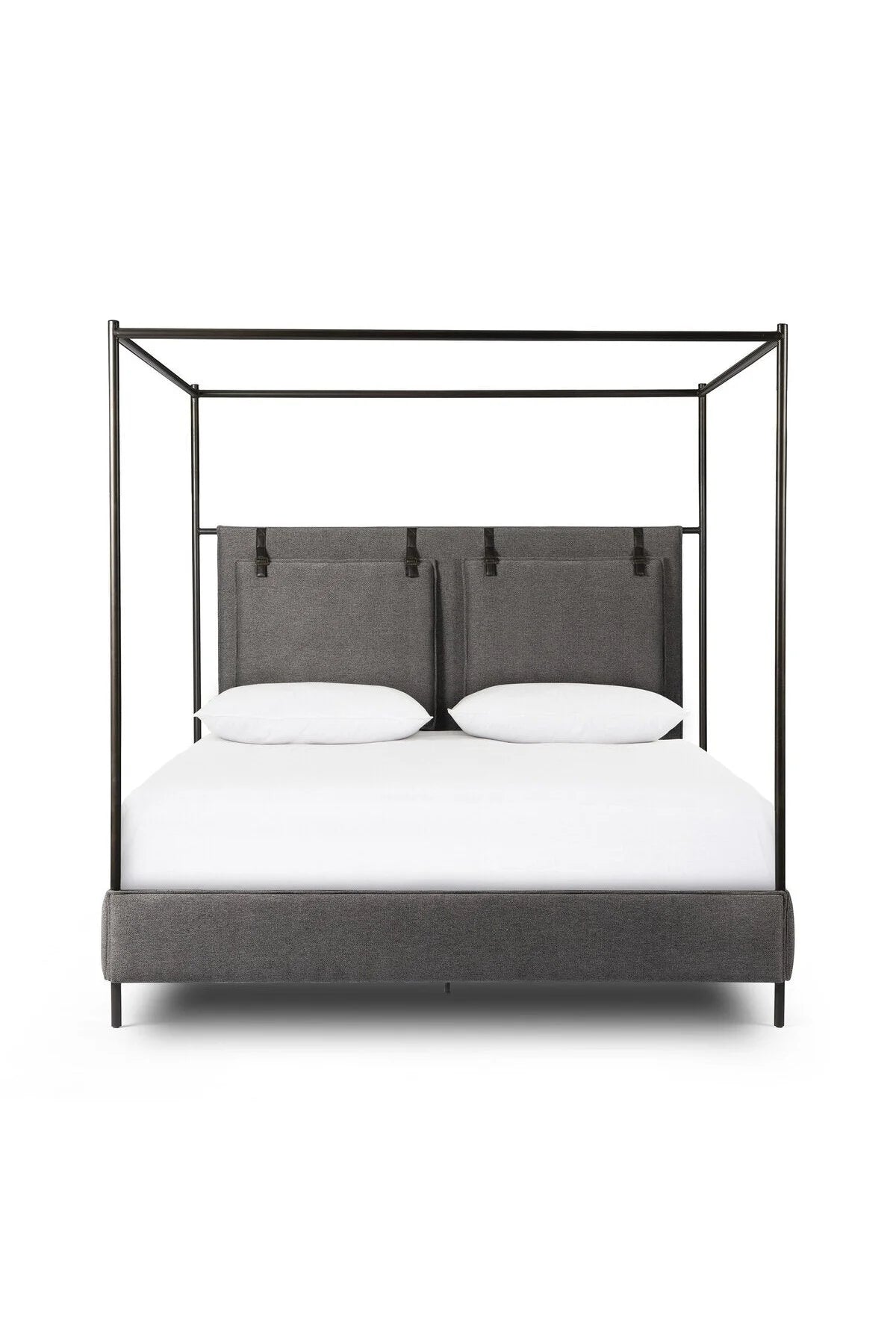 Leigh Canopy Bed - Ash