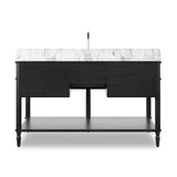 Toulouse Single Wide Vanity - Black