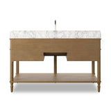 Toulouse Single Wide Vanity - Oak