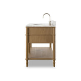Toulouse Single Wide Vanity - Oak