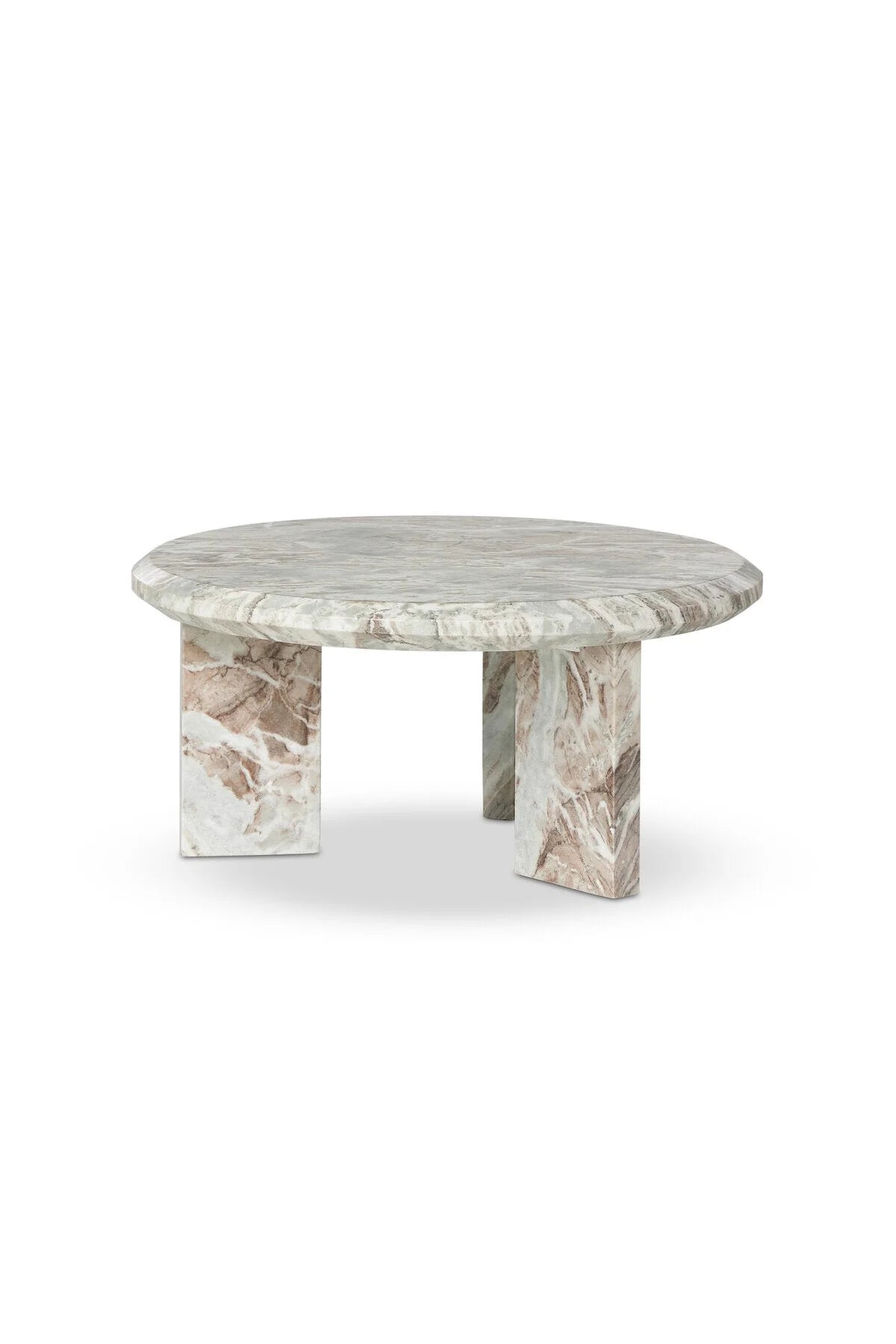 Dakota Nesting Coffee Table Set - Taupe Marble