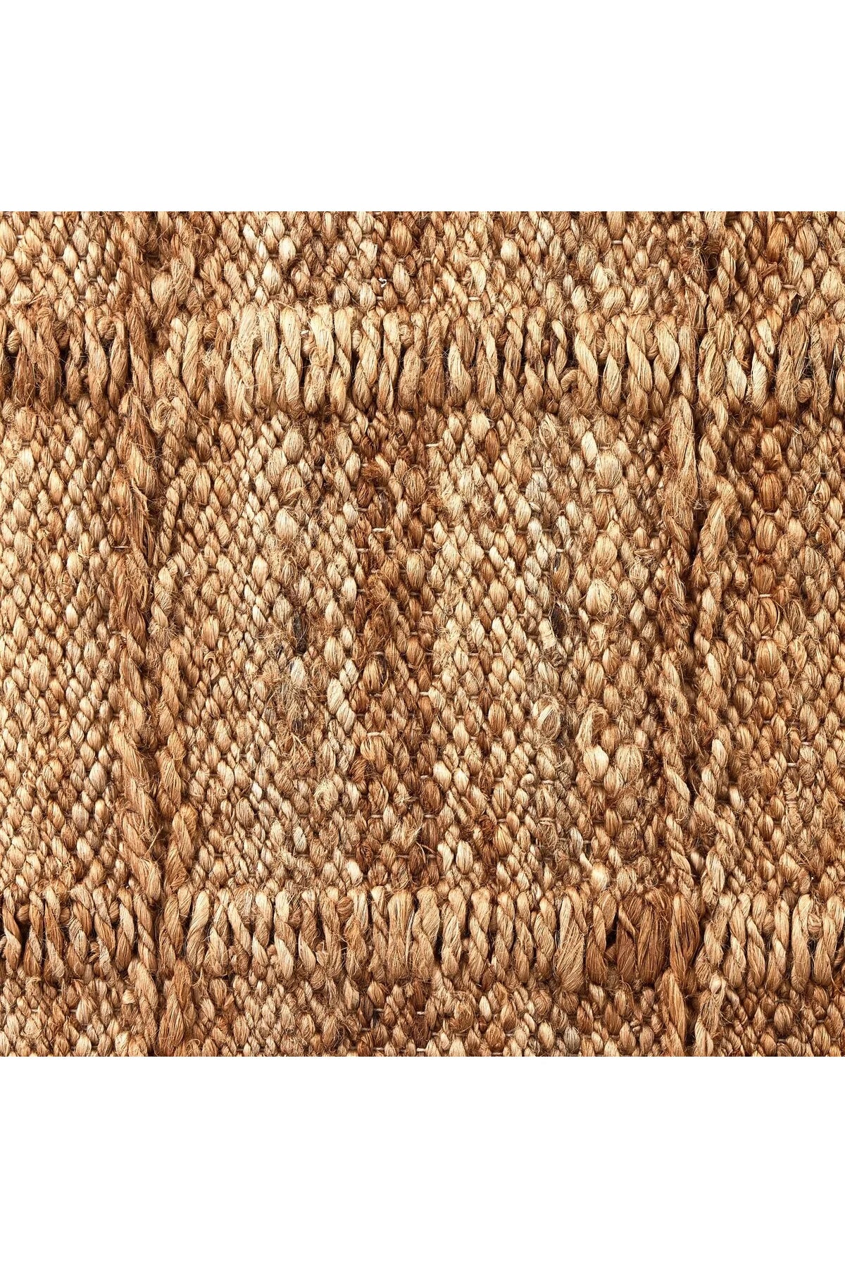 Grid Jute Rug - Natural