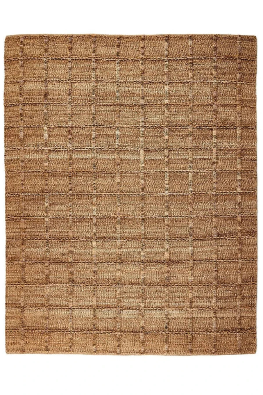 Grid Jute Rug - Natural