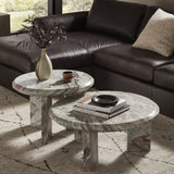 Dakota Nesting Coffee Table Set - Taupe Marble