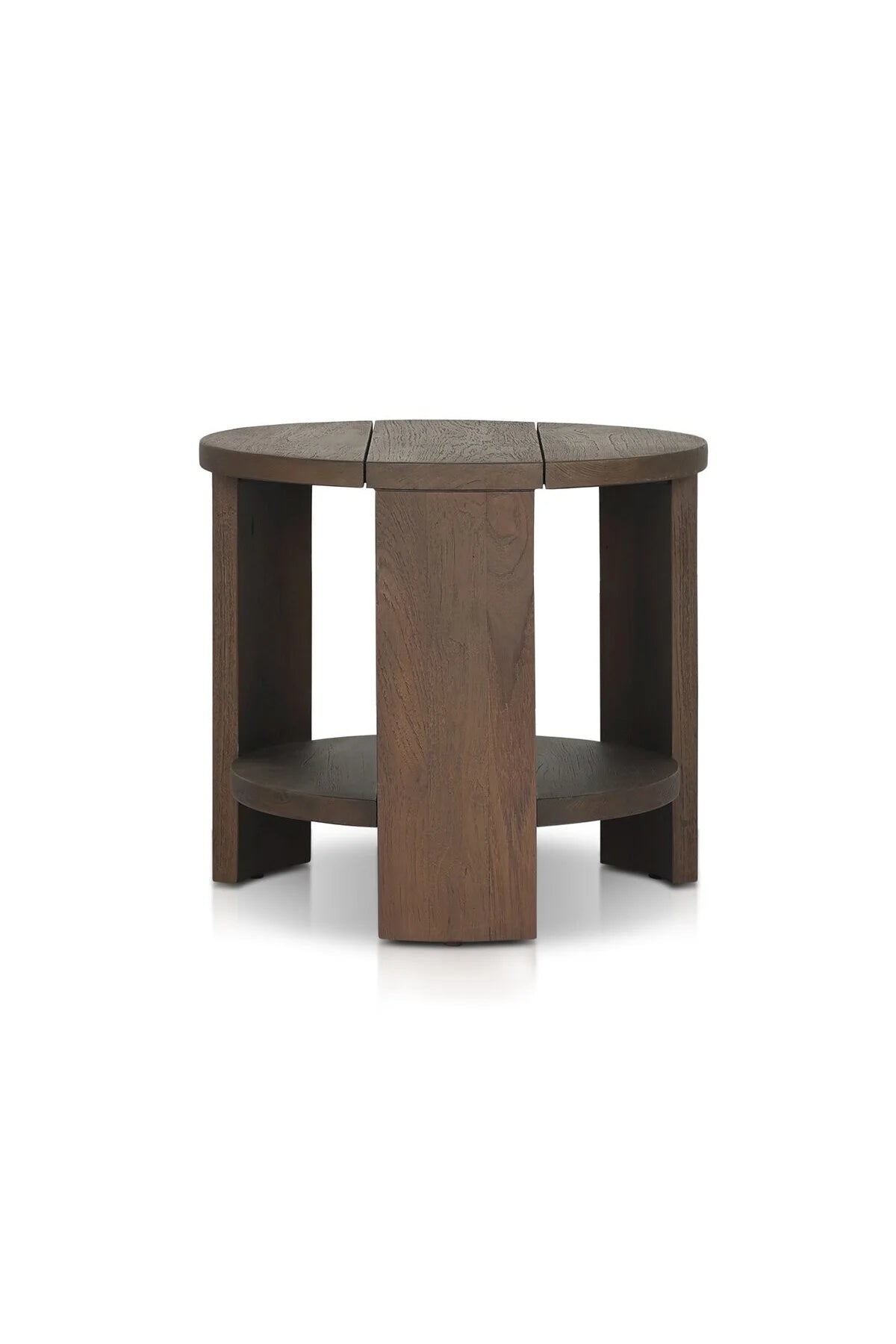 Chrys Outdoor Round End Table - Teak