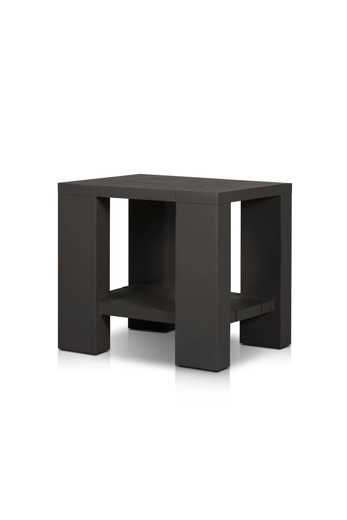 Chrys Outdoor Square End Table - Bronze