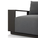 Branford Outdoor Metal Sofa - 106"