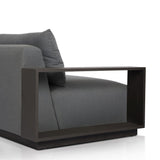 Branford Outdoor Metal Sofa - 106"