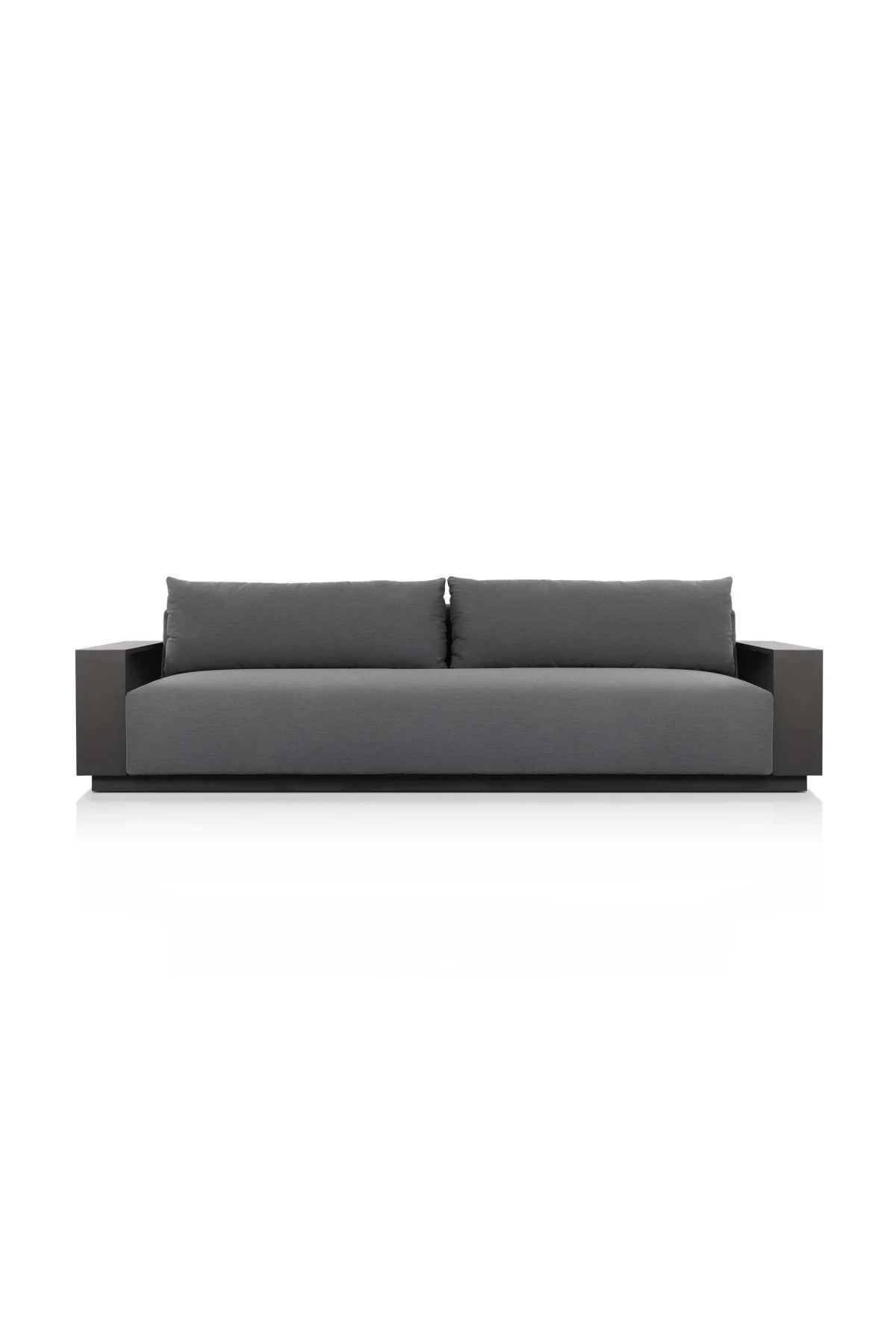 Branford Outdoor Metal Sofa - 106"