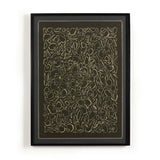 Cream On Black Glimmer by Laurel-Dawn Latshaw