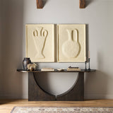 Vase Relief Sculpture Set Wall Art