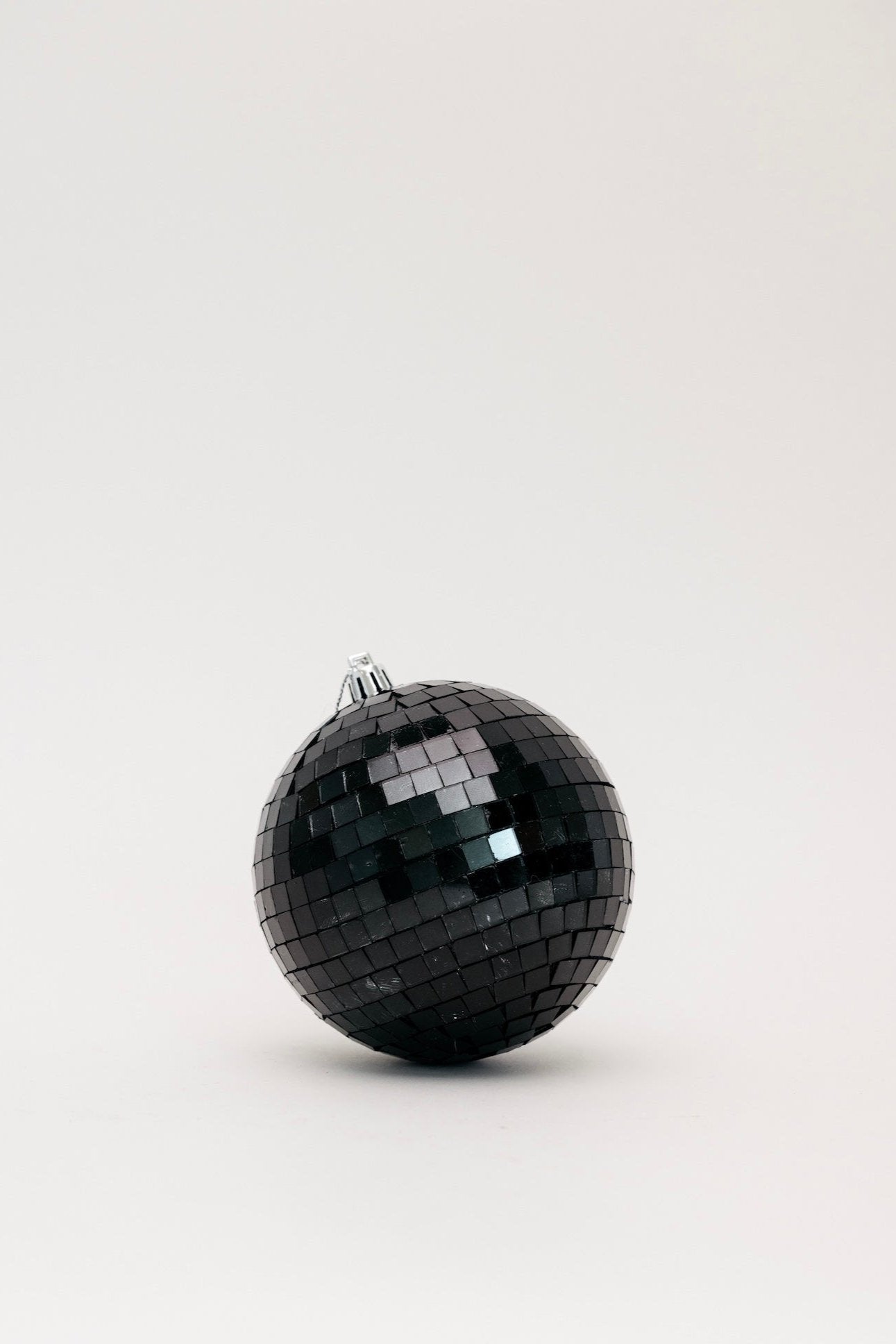 Gleaming Disco Ball Ornament - Black - 3 Sizes