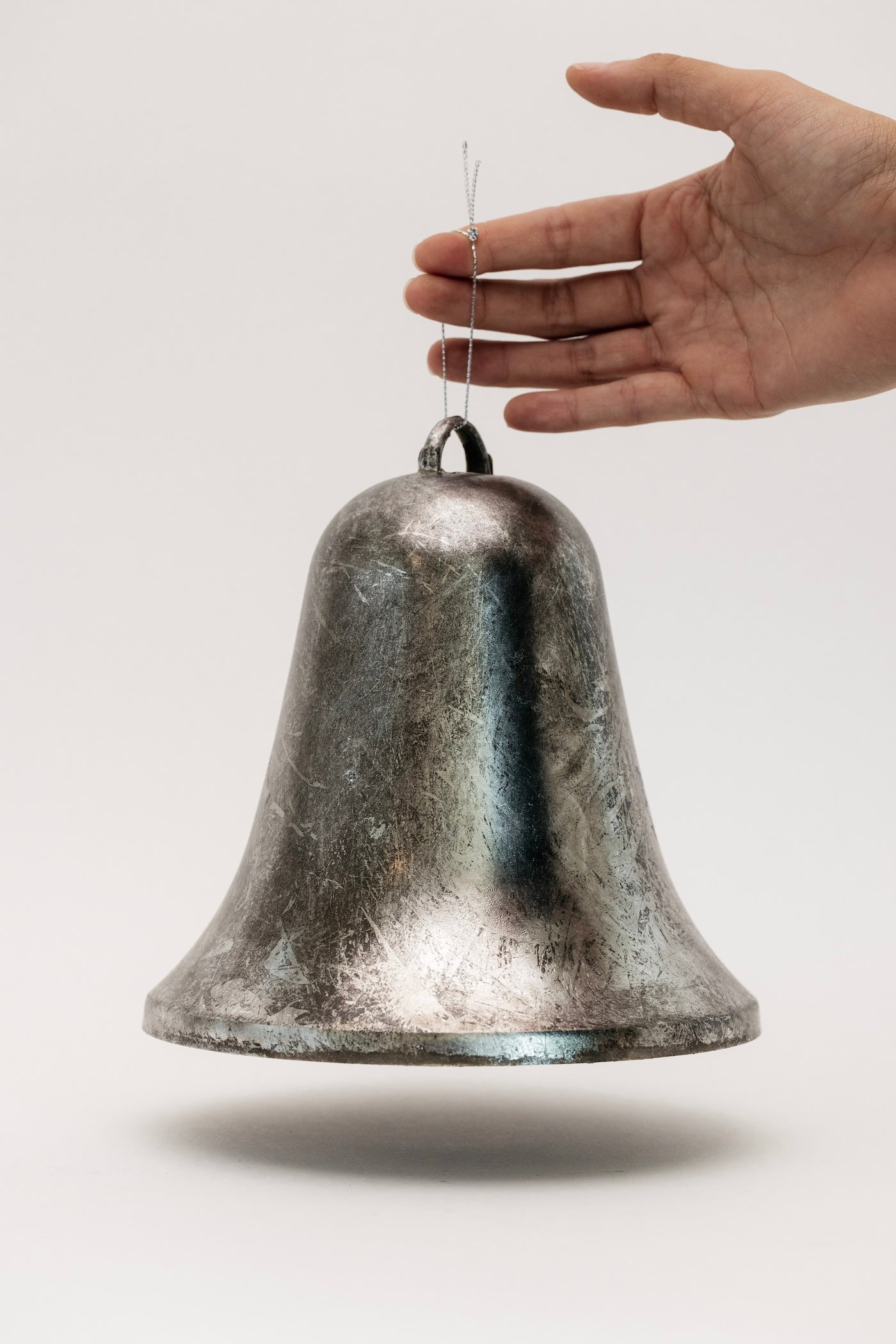 Winter Chime Bell Ornament - Silver