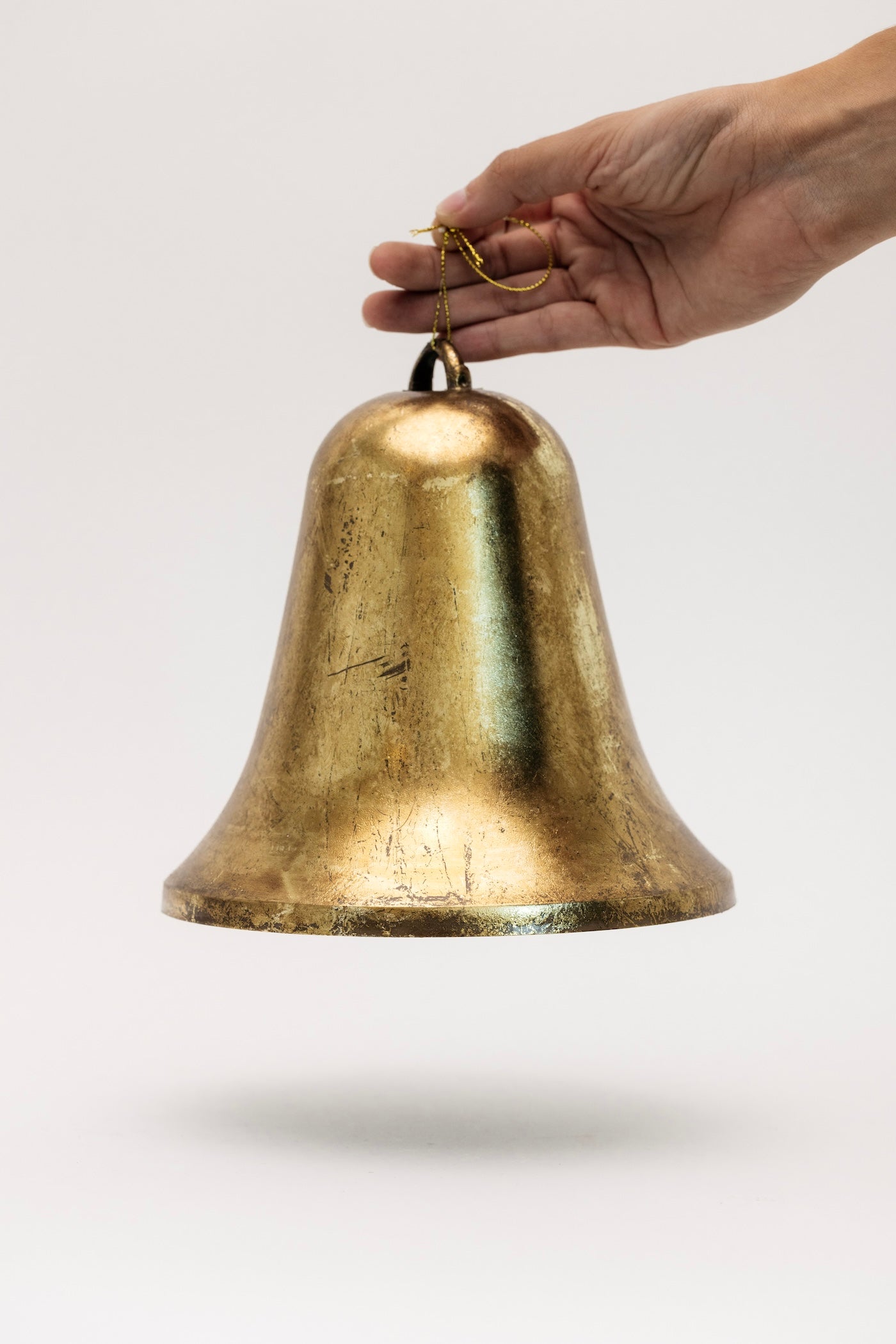 Winter Chime Bell Ornament - Gold