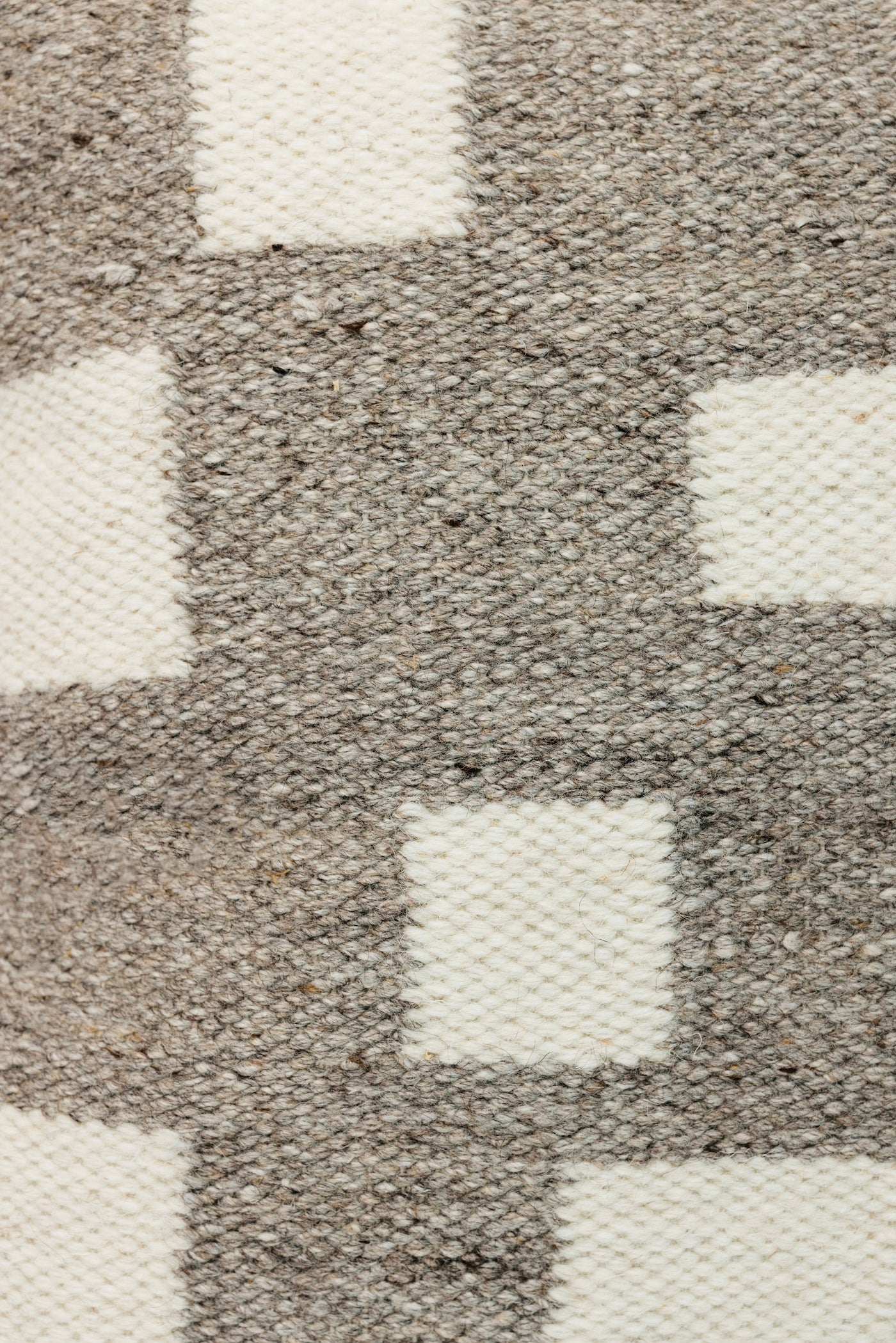 Vega Checkered Pillow - Taupe