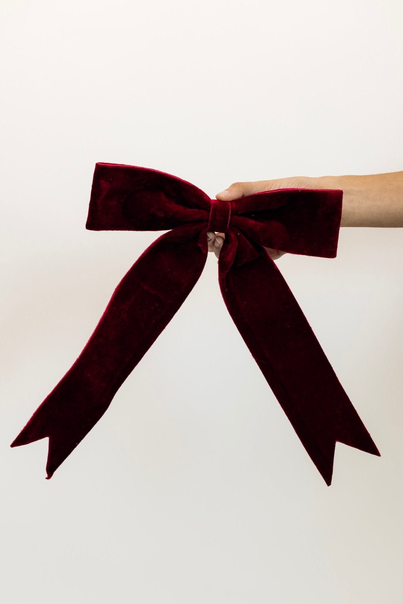 Cranberry Kiss Bow - Garnet - 2 Sizes