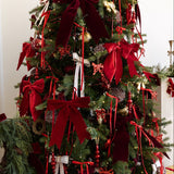 Speckled Glass Ornament - Red - 2 Sizes