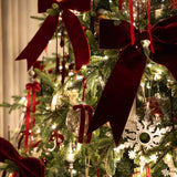 Crackled Glass Bow Ornament