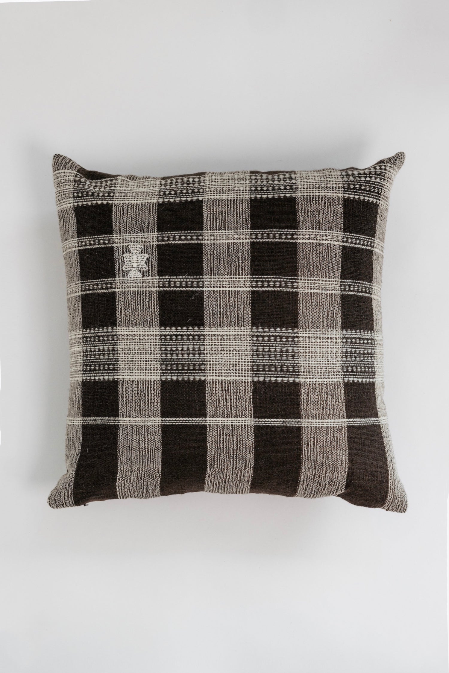 Lavan Striped Pillow - Mocha