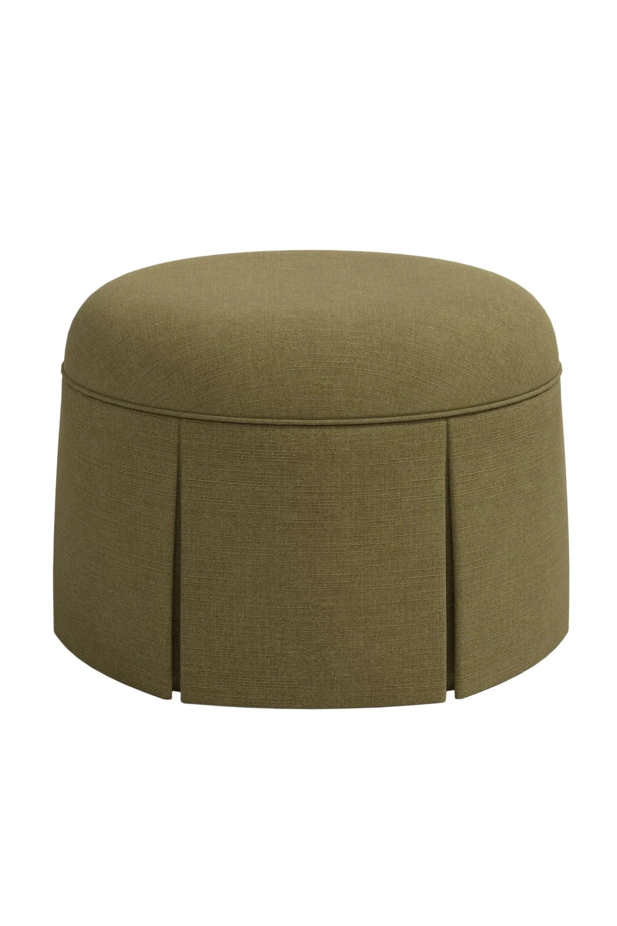 Ely Skirted Ottoman