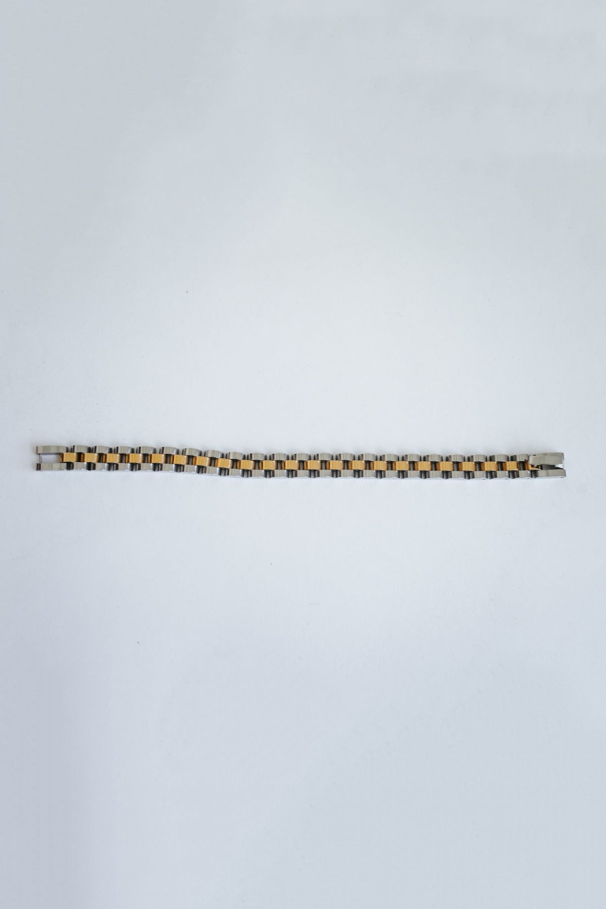 Good Timing Watch Band - Silver + Gold