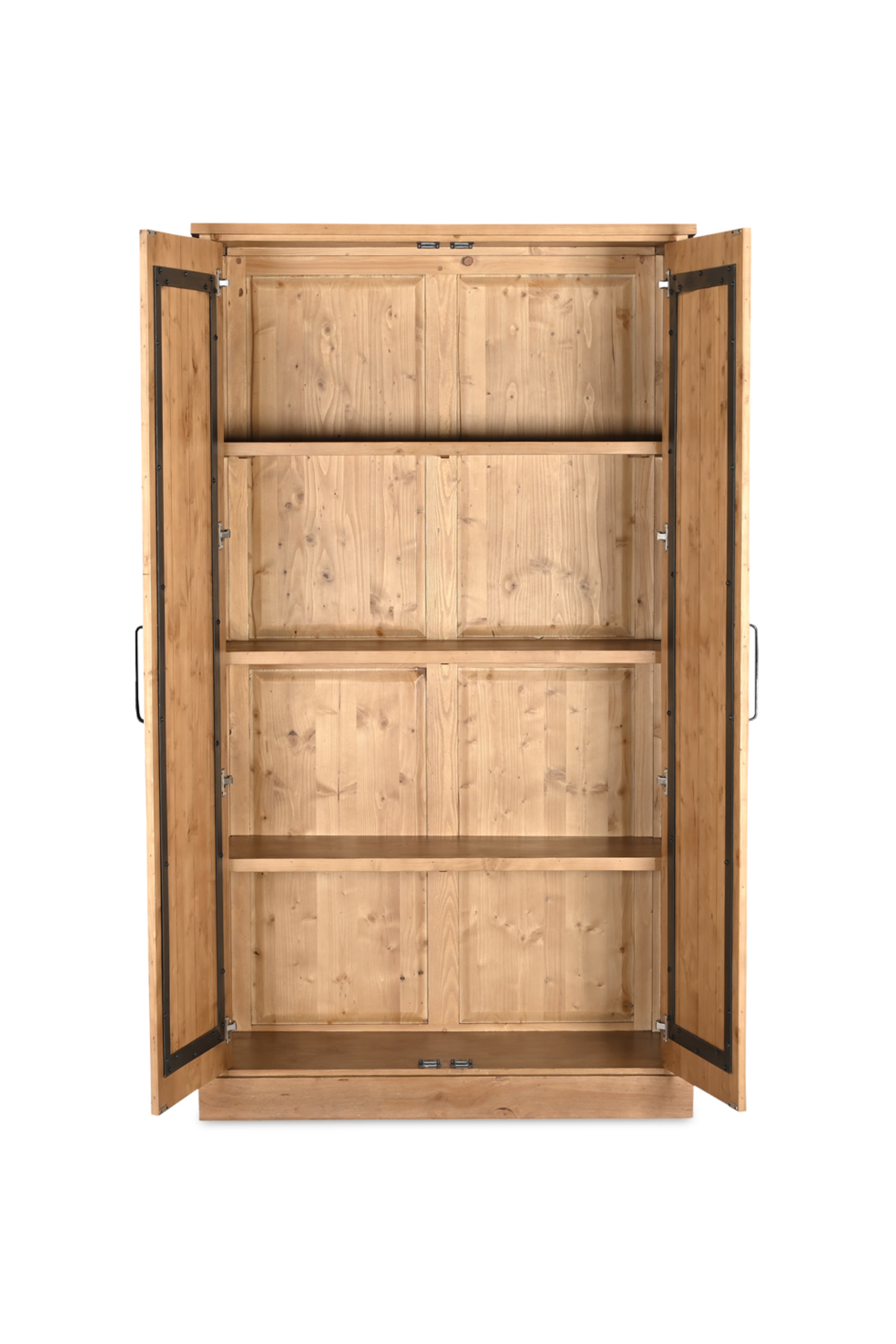 Tade Tall Cabinet - Honey Pine