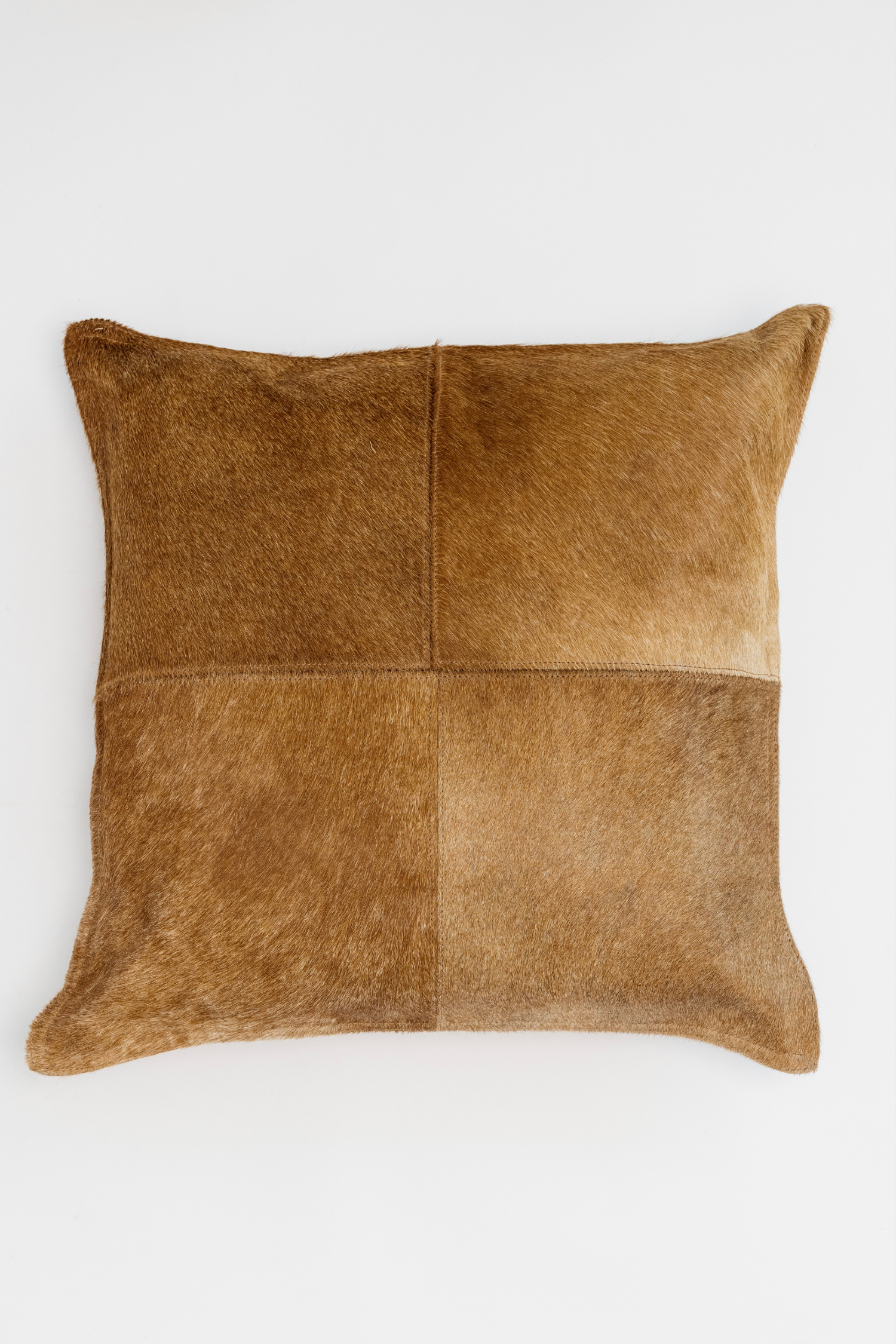 Rusty Hide Pillow - Brown - Set of 2