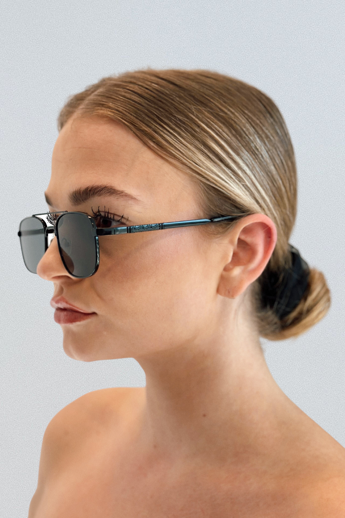 Amira Aviator Sunglasses - Black