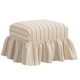 Edith Ruffle Ottoman