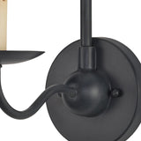 Saxon Single-Light Wall Sconce - 2 Finishes