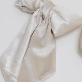 Velvet Bow Garland - Cream