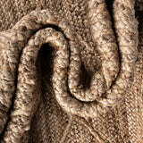 Braided Jute Rectangle Rug - Natural