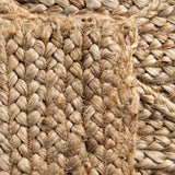 Braided Jute Rectangle Rug - Natural