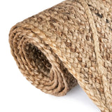 Braided Jute Rectangle Rug - Natural
