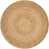 Natural Braided Jute Round Rug