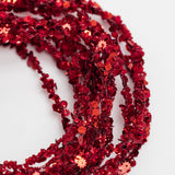 Beaded Garland Bundle - Red - 6'