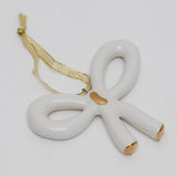 Bow Ornament - Cream